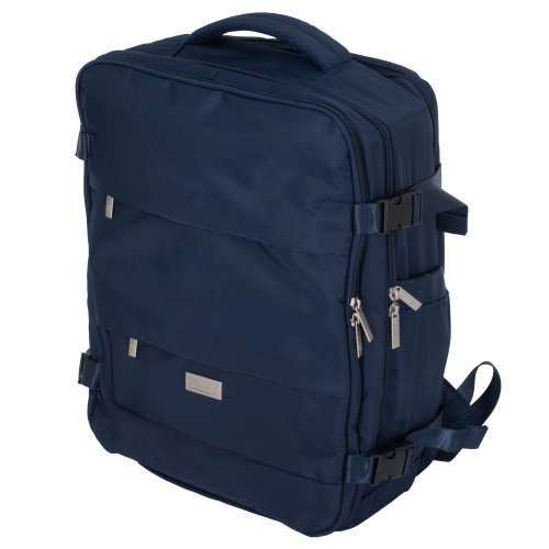Rokas bagāžas mugursoma 40x20x30 cm, 24 l mugursoma darījumiem un ceļojumiem, 3 nodalījumi, 11 kabatas, piemērota 17 collu klēpjdatoram