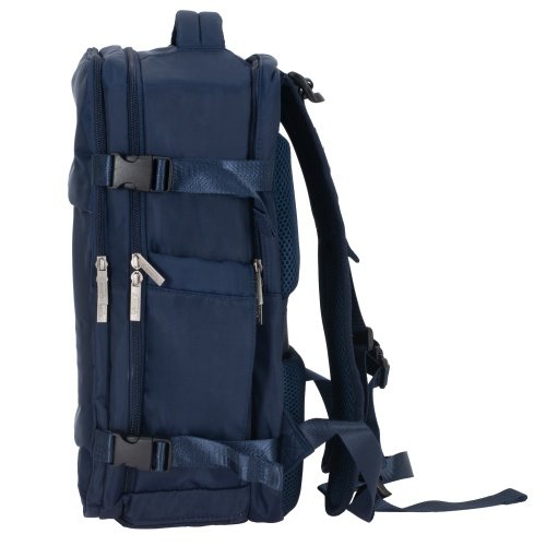 Rokas bagāžas mugursoma 40x20x30 cm, 24 l mugursoma darījumiem un ceļojumiem, 3 nodalījumi, 11 kabatas, piemērota 17 collu klēpjdatoram