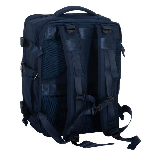 Rokas bagāžas mugursoma 40x20x30 cm, 24 l mugursoma darījumiem un ceļojumiem, 3 nodalījumi, 11 kabatas, piemērota 17 collu klēpjdatoram