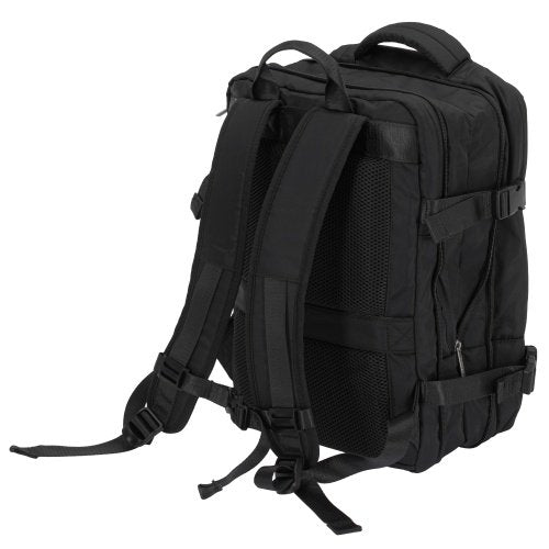 Rokas bagāžas mugursoma 40x20x30 cm, 24 l mugursoma darījumiem un ceļojumiem, 3 nodalījumi, 13 kabatas, piemērota 15,6 collu klēpjdatoram