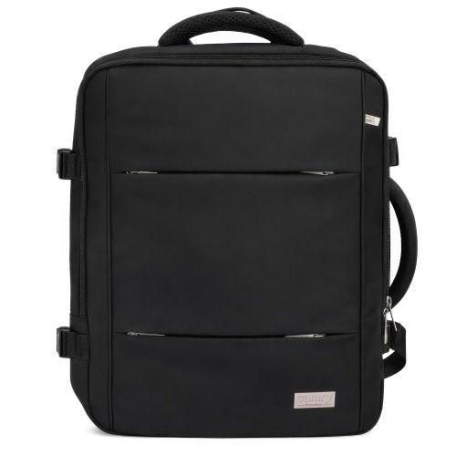 Rokas bagāžas mugursoma 40x20x30 cm, 24 l mugursoma darījumiem un ceļojumiem, 3 nodalījumi, 13 kabatas, piemērota 15,6 collu klēpjdatoram