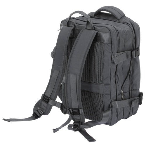 Rokas bagāžas mugursoma 40x20x30 cm, 24 l mugursoma darījumiem un ceļojumiem, 3 nodalījumi, 13 kabatas, piemērota 15,6 collu klēpjdatoram