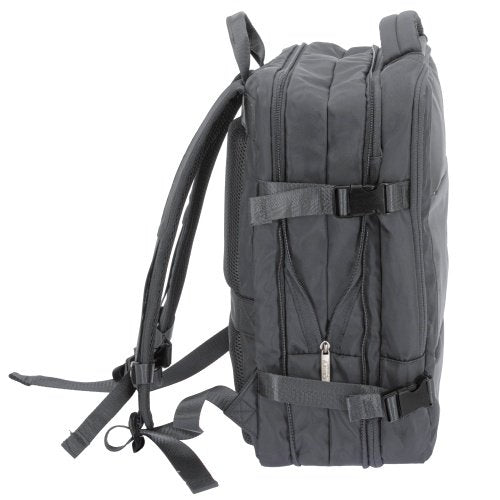 Rokas bagāžas mugursoma 40x20x30 cm, 24 l mugursoma darījumiem un ceļojumiem, 3 nodalījumi, 13 kabatas, piemērota 15,6 collu klēpjdatoram