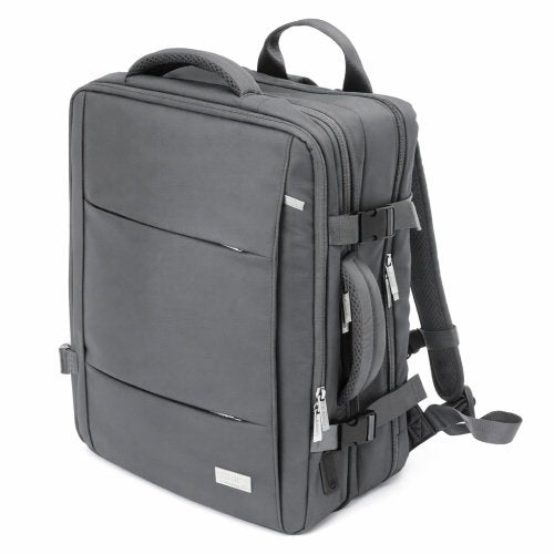 Rokas bagāžas mugursoma 40x20x30 cm, 24 l mugursoma darījumiem un ceļojumiem, 3 nodalījumi, 13 kabatas, piemērota 15,6 collu klēpjdatoram