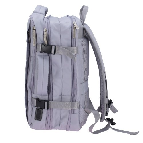 Rokas bagāžas mugursoma 40x20x30 cm, 24 l mugursoma darījumiem un ceļojumiem, 3 nodalījumi, 13 kabatas, piemērota 15,6 collu klēpjdatoram