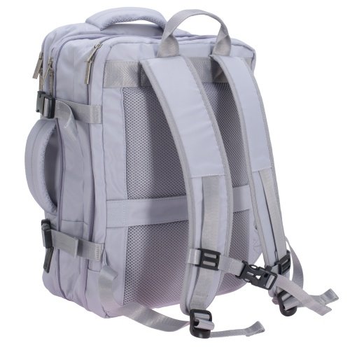 Rokas bagāžas mugursoma 40x20x30 cm, 24 l mugursoma darījumiem un ceļojumiem, 3 nodalījumi, 13 kabatas, piemērota 15,6 collu klēpjdatoram
