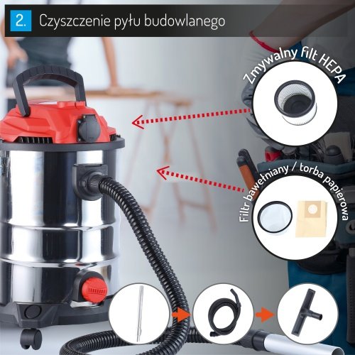 Profesionāls industriālais putekļsūcējs