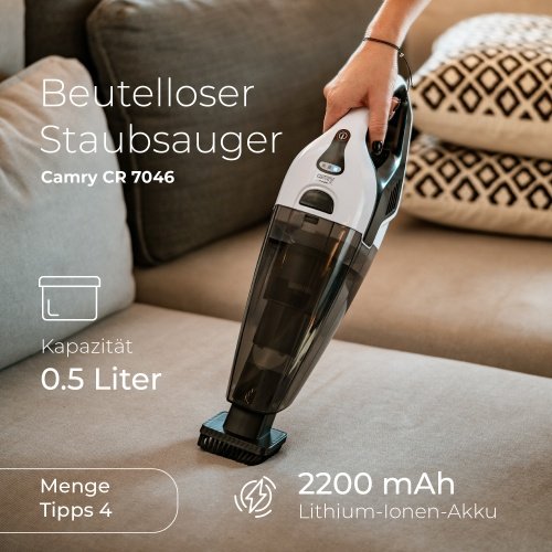 Camry putekļsūcējs bez maisa CR 7046