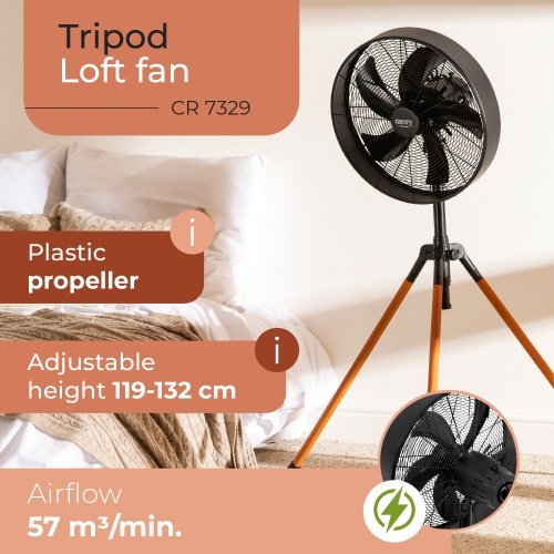 Camry ventilators trīskājis Loft 40cm / 16”