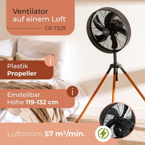 Camry ventilators trīskājis Loft 40cm / 16”
