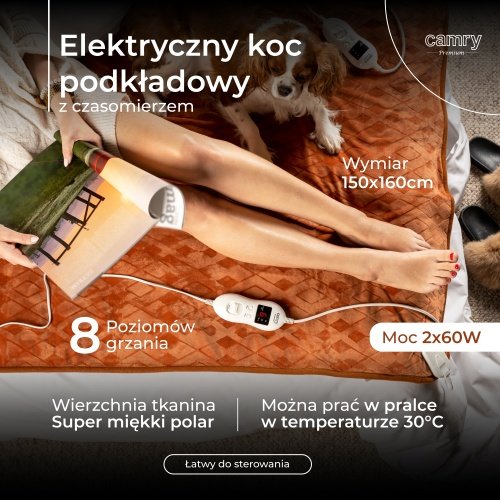 Elektriska sildošā sega ar taimeri