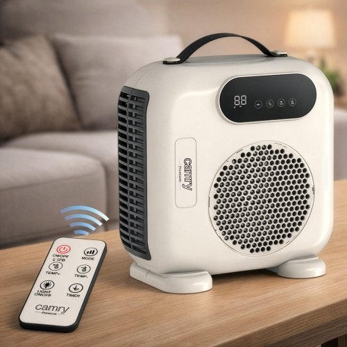 LED ventilatoru sildītājs ar tālvadības pulti