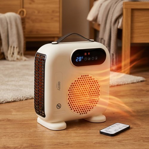 LED ventilatoru sildītājs ar tālvadības pulti