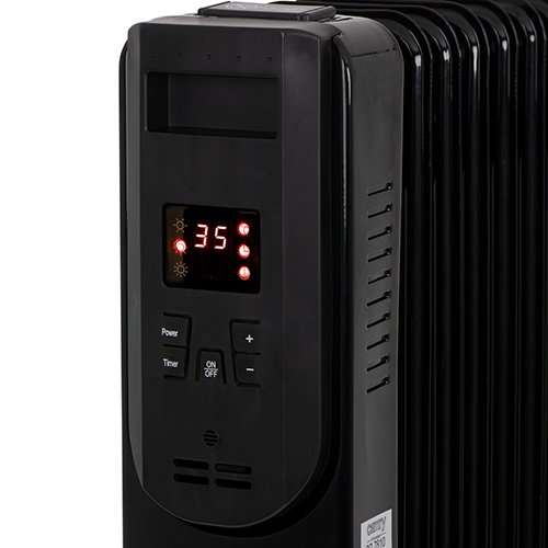 Eļļas LED radiators ar tālvadības pulti 9 ribas