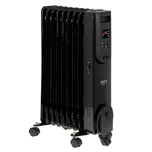 Eļļas LED radiators ar tālvadības pulti 9 ribas
