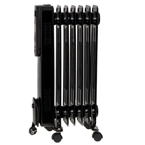 Eļļas LED radiators ar tālvadības pulti 7 ribas