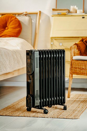 Eļļas LED radiators ar tālvadības pulti 11 ribas
