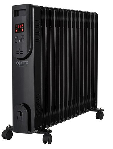 Eļļas LED radiators ar tālvadības pulti 15 ribas