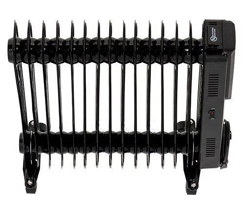 Eļļas LED radiators ar tālvadības pulti 15 ribas