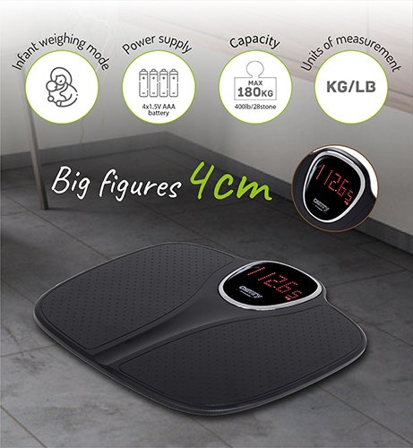 Camry svari ar mazuļu svēršanas režīmu 180kg