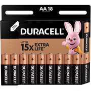 Duracell MN 1500 Basic AA (LR6) blistera iepakojumā 18 gab.