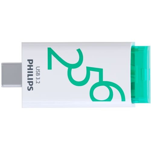 PHILIPS USB-C 3.2 Gen 1 Flash Drive Click Spring Green 256GB