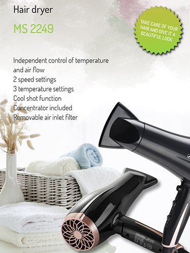 Adler matu fēns 2000 W