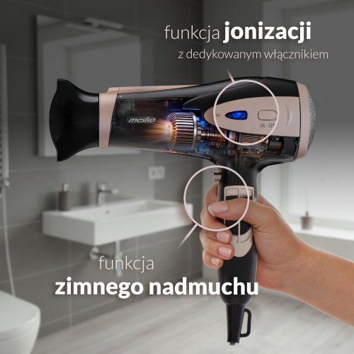 Mesko matu fēns ION - 2200W + difuzors