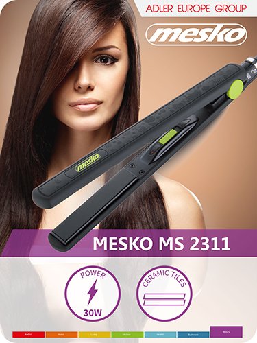 Mesko matu taisnotājs keramikas
