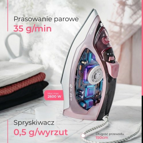 Mesko gludeklis keramikas soleplate 2600 W