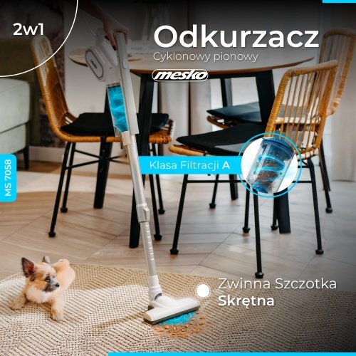 Mesko putekļsūcējs vertikāls ciklona