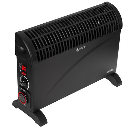 Konvekcijas sildītājs ar taimeri un turbo ventilatoru