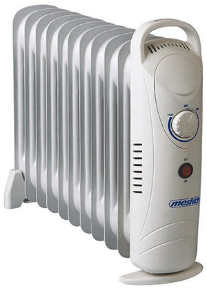 Eļļas radiators 1200 W, 11 ribas, regulējams temperatūras regulators, automātiska enerģijas patēriņa kontrole, aizsardzība pret pārkaršanu