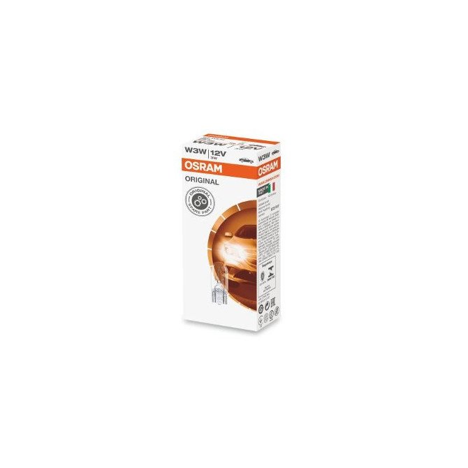 OSRAM auto spuldze W3W 12 V, 3 W, cokols W2.1x9.5d