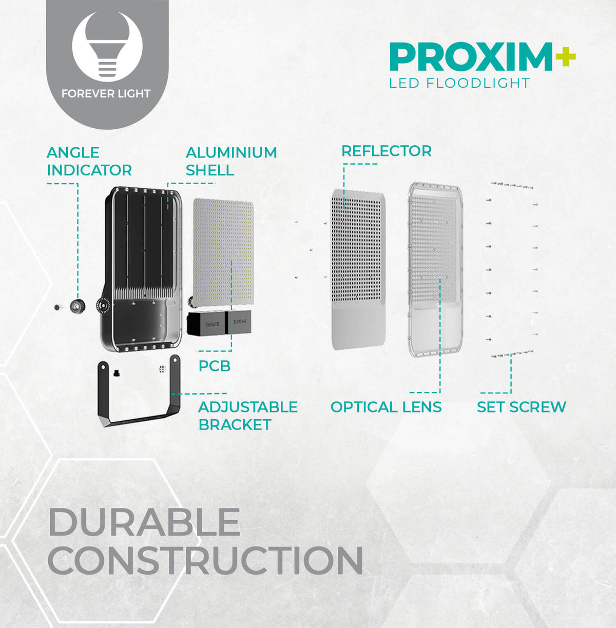 Forever Light PROXIM+ regulēšana 270°